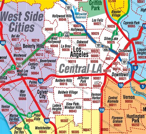 los angeles city zip code.